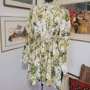 Super Fun Retro Hippy Mini Dress Size Xl